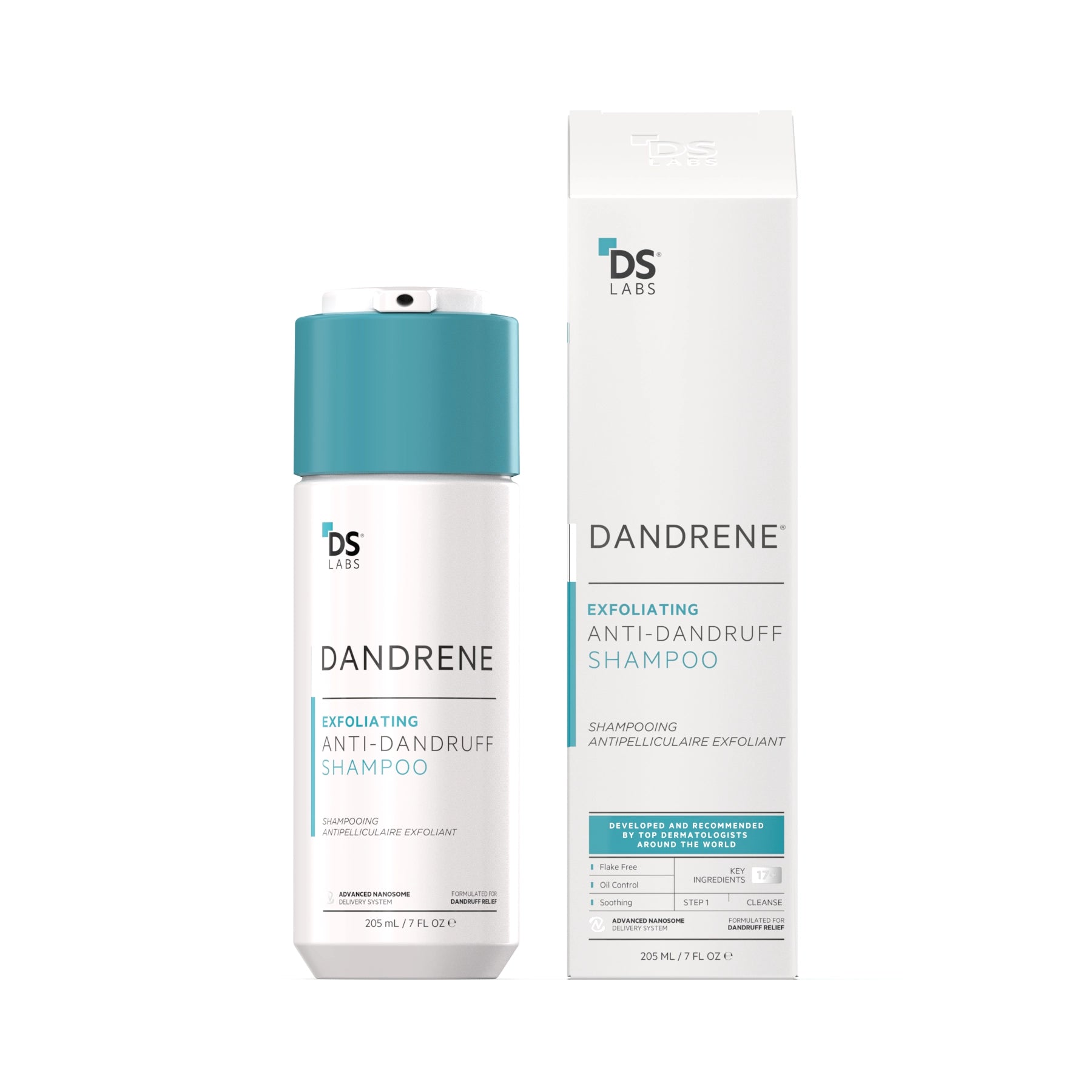 DS Dandrene Shampoo 205 ml – Tratamiento Dermatológico Anticaspa