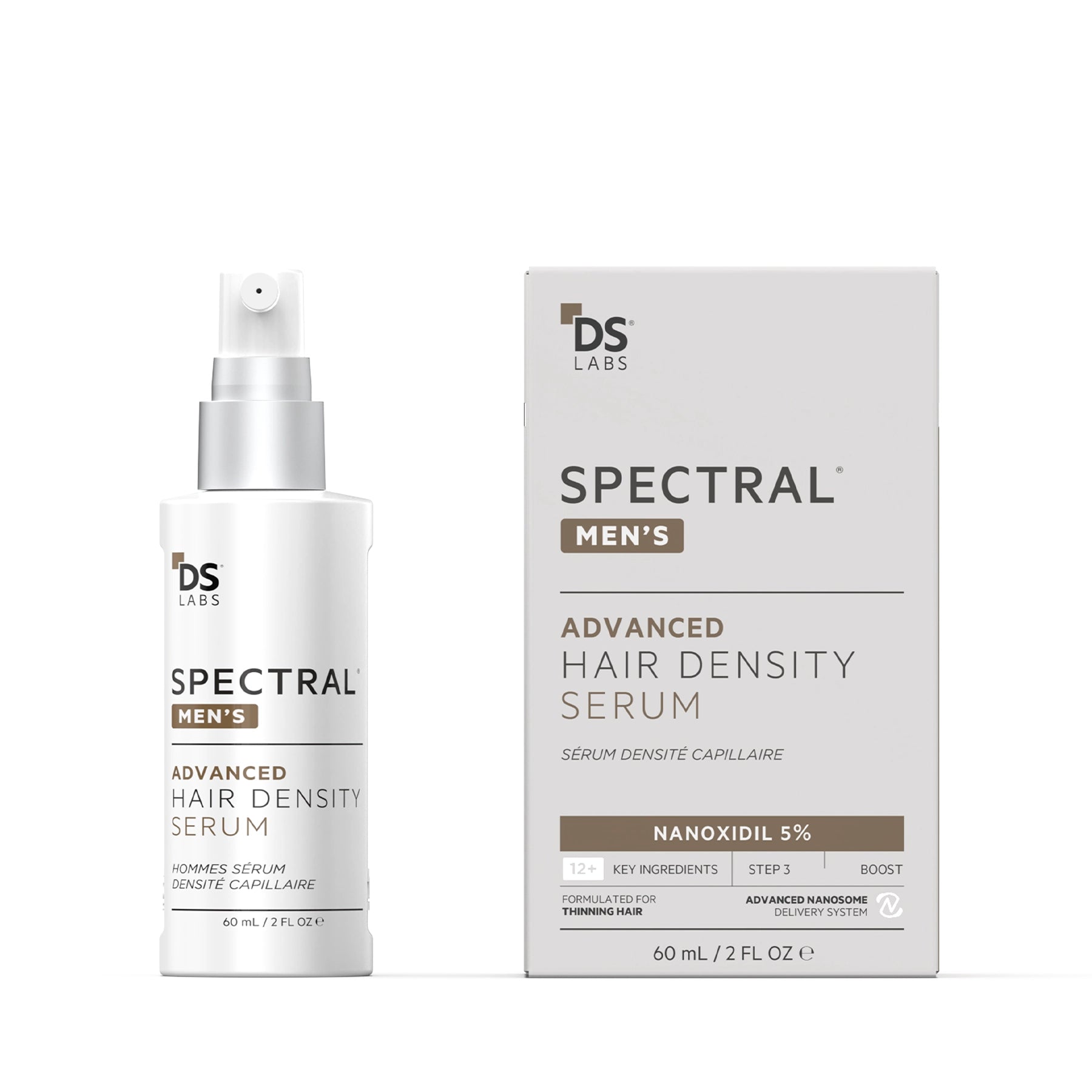 DS Spectral Men’s 60 ml – Sérum Capilar con Nanoxidil