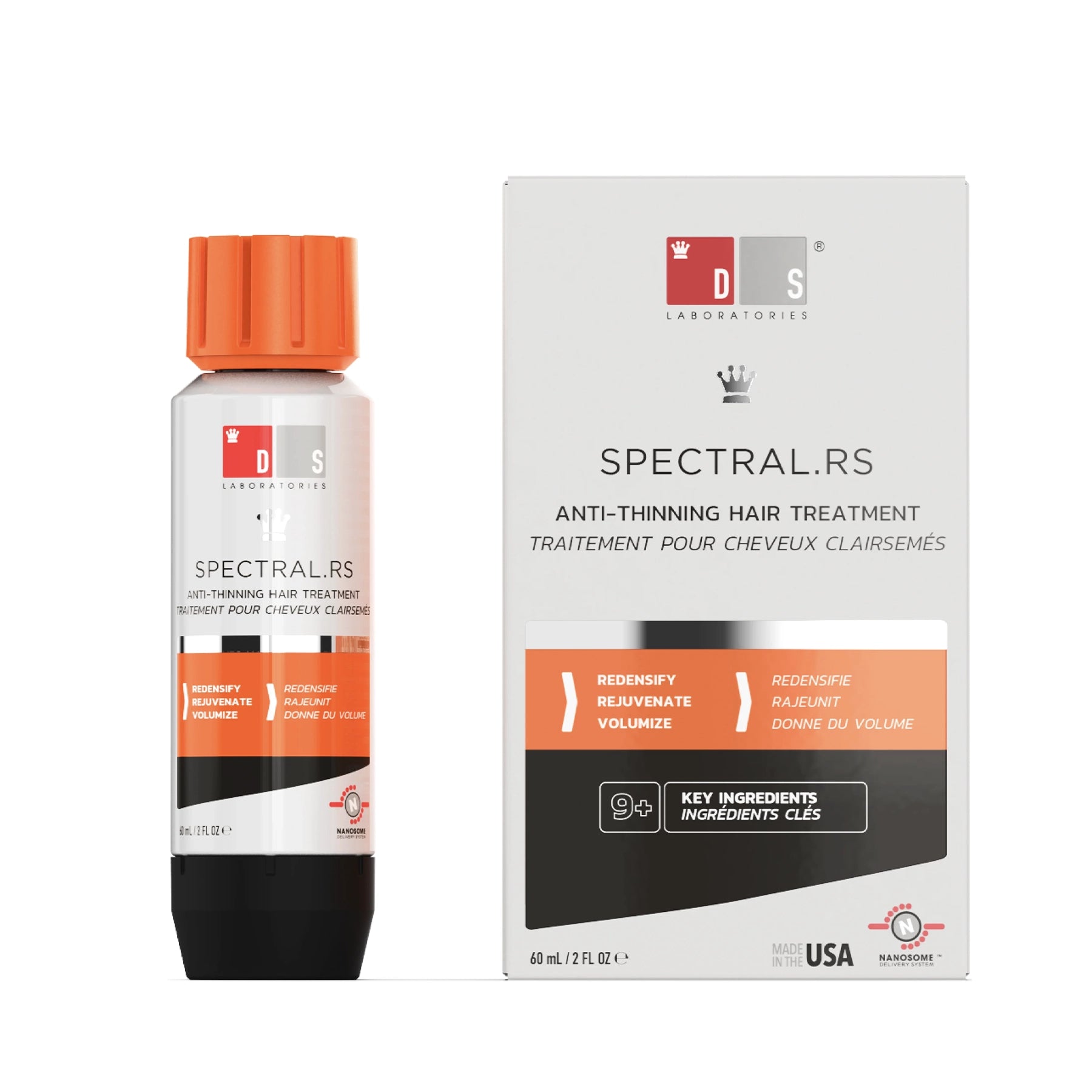 DS Spectral RS 60 ml – Tratamiento Intensivo Anticaída